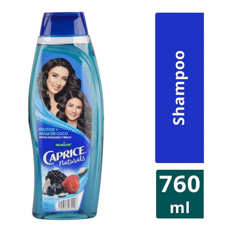 Caprice Shampoo Frutos + Agua De Coco Aroma Duradero y
