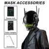 Marikito Cyberpunk Mask, Skeleton LED Mask, Three Light Modes, Ideal