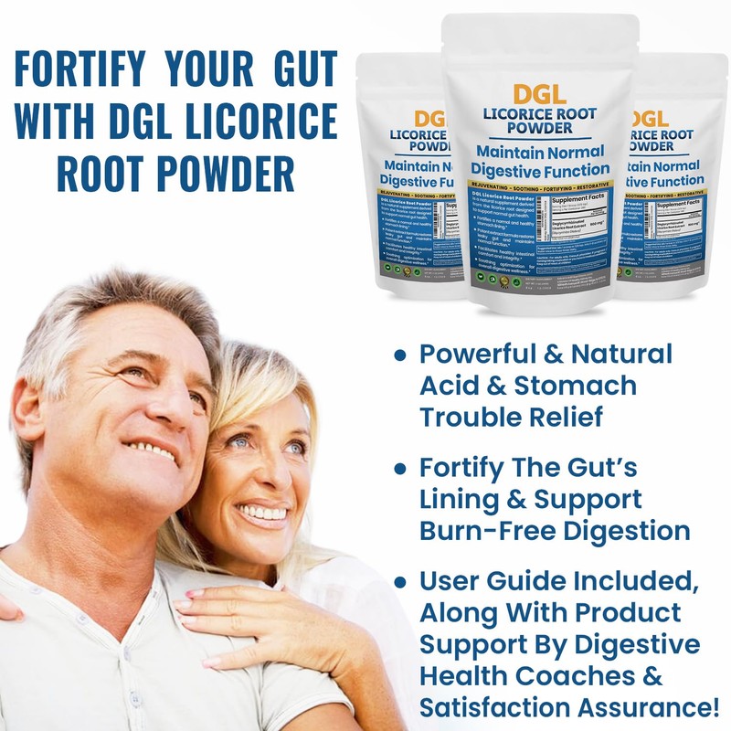 DGL Licorice Supplement: Supports Digestive Health, Gut Lining Support, DGL