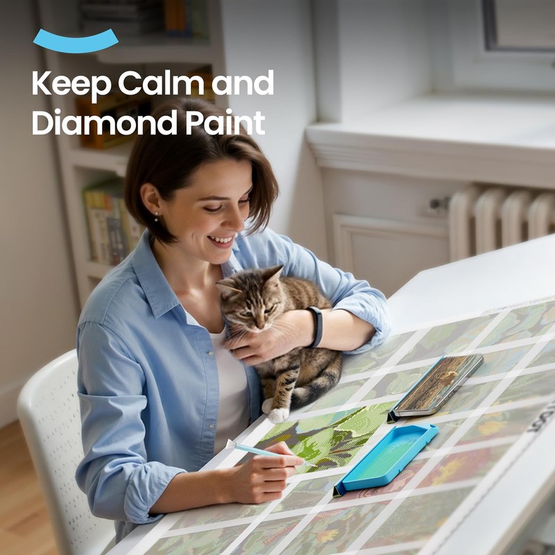 ARTDOT 2 Pack Diamond Painting Boat Holder, Diamond Painting Accessories