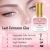 SVECKE Lash Extension Glue 5ml, 1s Fast Drying Eyelash Extension