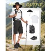 Moosehill Mens-Hiking-Shorts Cargo Lightweight Water Resistant Quick Dry Big &