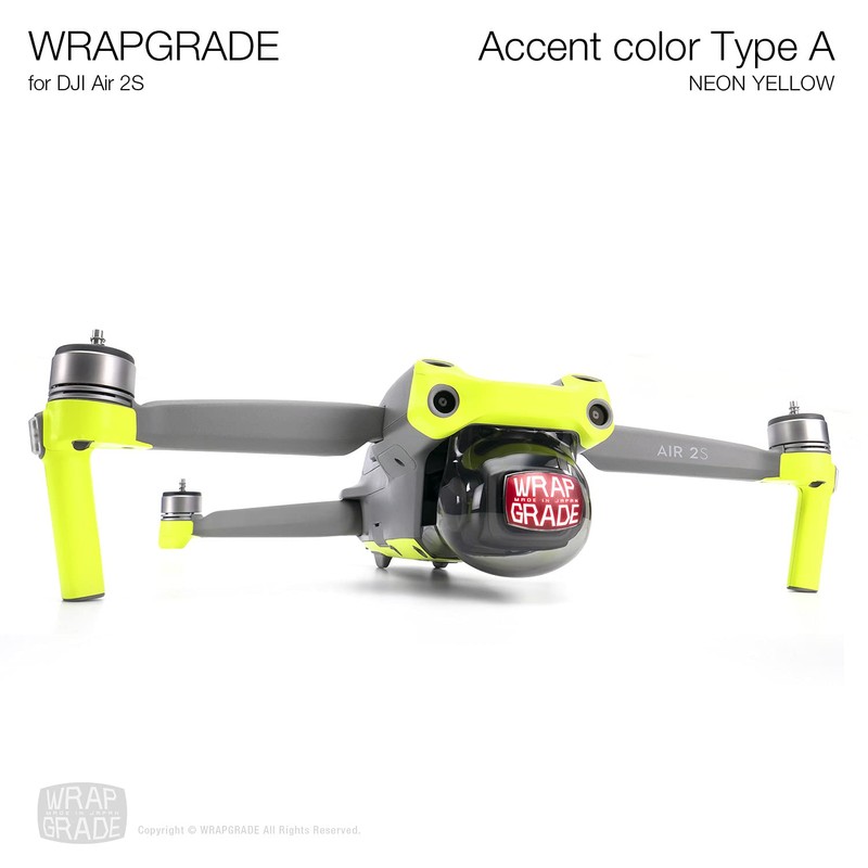 Wrapgrade Skin Compatible with DJI Air 2S, Accent Colour A