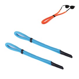 LCLONY Floating Sunglass Strap 2 Pieces Adjustable Floating Foam Glasses Holder Around Neck Eyeglass Strap Wired Eyewear Retainer Lanyard