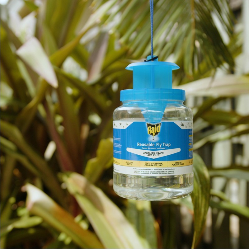 Raid Reusable Fly Jar Trap with Lure​