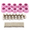 40pc/set AG60 SG55 Plasma Cutter Cutting Torch Consumables Electrode Nozzles