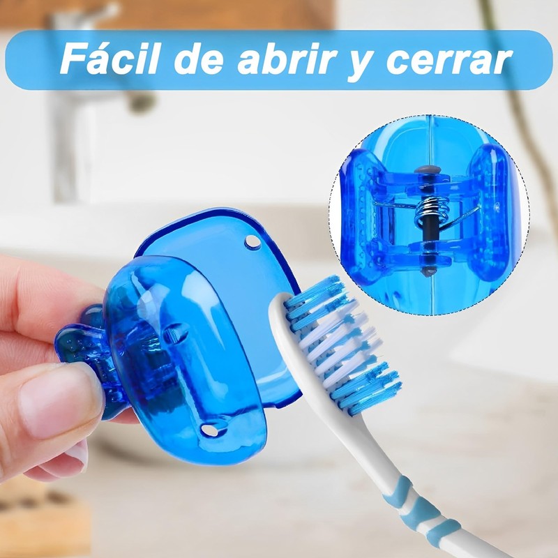 Fundas para Cepillos de Dientes 6 Piezas, Capuchones para Cepillo