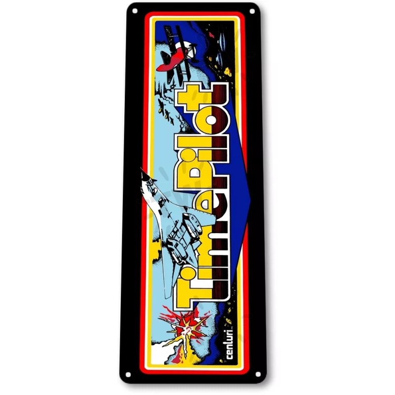 Decor Time Pilot Classic Cenluri Arcade Marquee Game Room Wall