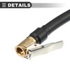 Motoforti Universal Tire Inflator Hose Adapter, 1.5m Length, Copper Rubber,