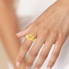 Bee Ring Hexagon Gold Bold Honey Bee Signet Chunky Rings