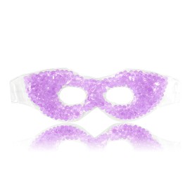 CatMoz Cooling Gel Eye Mask, Eye Rest, Eye Fatigue, Edema, Eye Healing, Hot and Cold Eye Mask, Reusable 5 Colors (Purple)