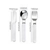 Portion Control Flatware Set for Healthy Eating or Bariatric Diet,