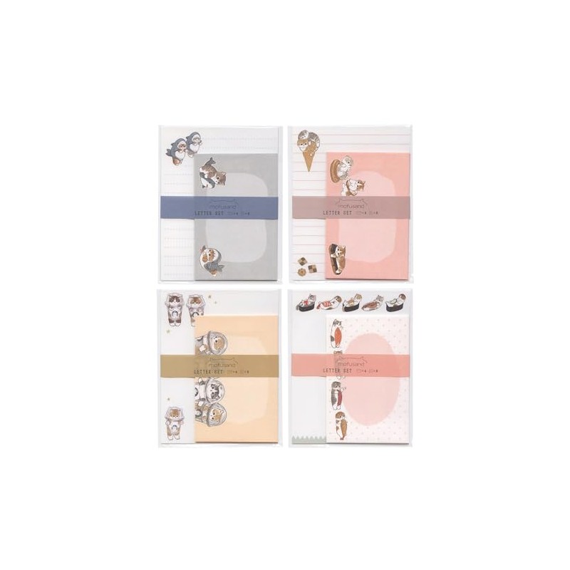 Active Corporation Moffsand Letter Set [Drink] Cat Cat Cat Stationery