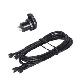 GasSaf Electronic Igniter Kit Replacement for Char-Broil, Ignition Module Ignitor 2 Outlets, and Electronic Ignition Button