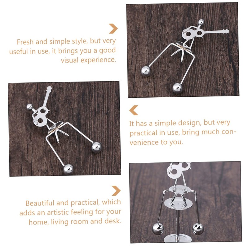 SAFIGLE 4pcs Guitar and Man Balancing Sculpture Stylish Decor for