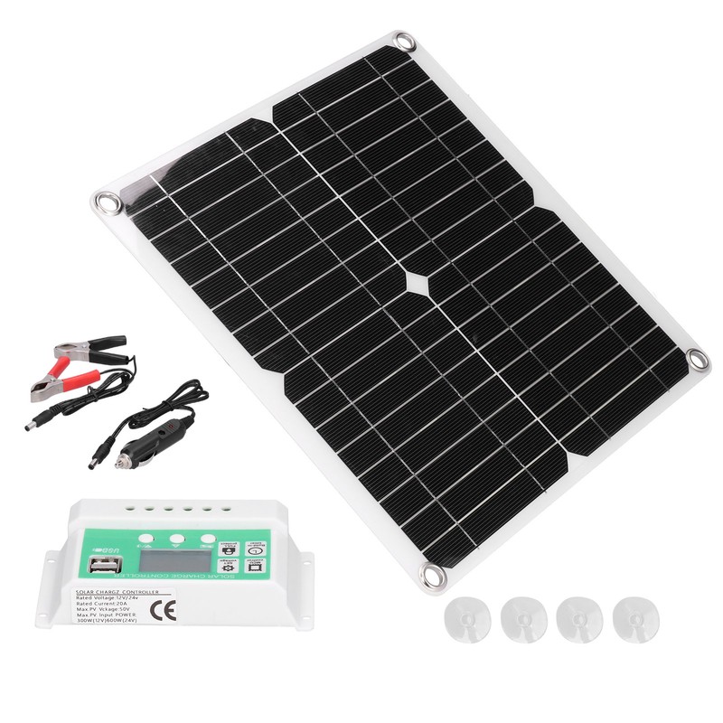 40W 18V Monocrystalline Silicon Flexible Solar Panel with 20A Solar