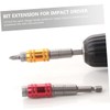 KONTONTY Magnetic Pivot Bit Holder Driver Flexible Screwdriver Extension 10pc
