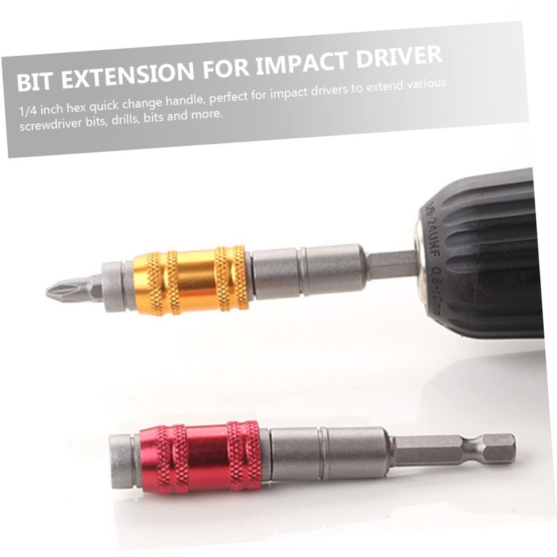 KONTONTY Magnetic Pivot Bit Holder Driver Flexible Screwdriver Extension 10pc