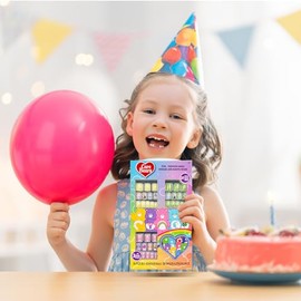 Townley Girl 36 uñas postizas de Ositos Amorosos para niñas | Uñas postizas y prepegadas con lima para niñas | Regalos de cumpleaños para mayores de 6