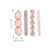 MERRYHAPY Unique Strap Decorative Nails Metal Watch Band Ring Charms
