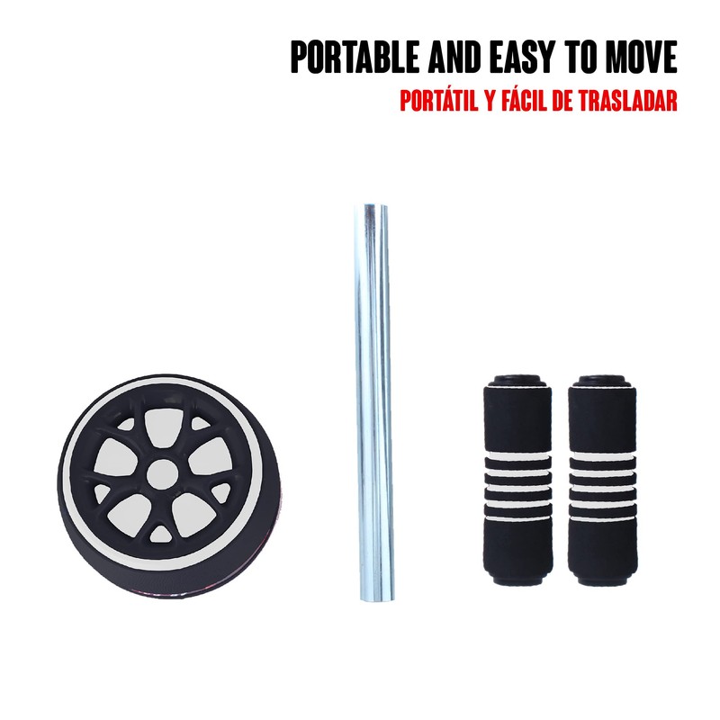 Calma Dragon 2 in 1 Home Exercise Set, Abdominal Roller,