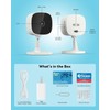 Swann EVO 2K Indoor Wi-Fi Security Camera, Two-Way Audio, True