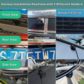 AHD CVBS Reversing Backup Camera Fisheye  Lens 170° Front / Side / Rear View 12v Universal For Car Stereo / Car MonitorView Angle: 170°, Color: Black, Resolution: 1280*720