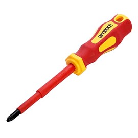 Amtech L0653 100mm Pozidriv™ VDE 1000V Electrical Screwdriver with PZ 2 tip