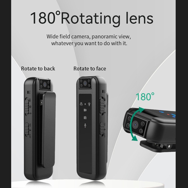 Portable Voice Recorder 1080P Night Vision Photo Video Recording Device