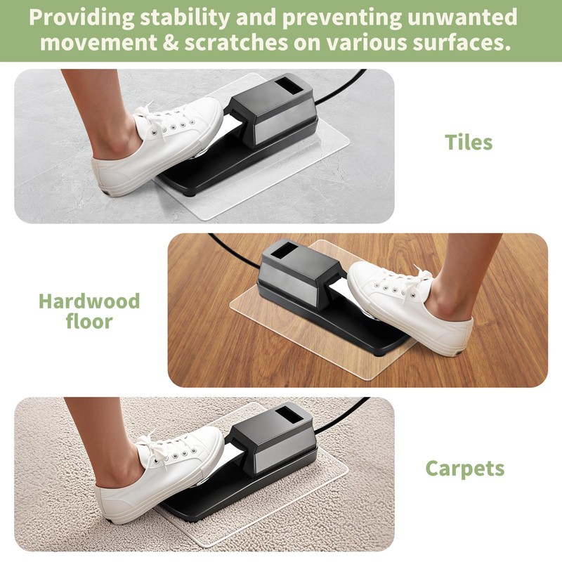 Non-Slip Piano Sustain Pedal Mat – Premium Clear Keyboard Sustain