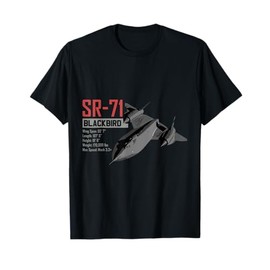 American Reconnaissance Aircraft SR71 Blackbird T-Shirt