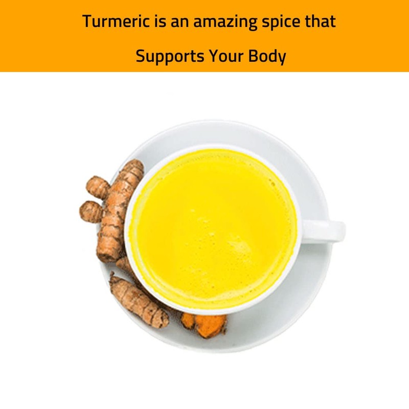 Turmeric Curcumin with Black Pepper Powder 227g (8oz) - Instant