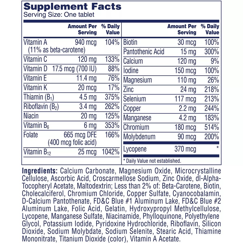 One A Day BAYER One A Day Men's 50+ Healthy