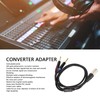 XLR Microphone Cable for Speaker, Dual 1/4 to XLR Male