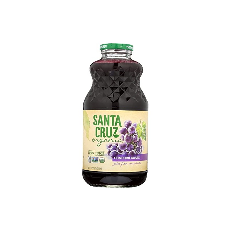Santa Cruz Organic Concord Grape Juice, USDA Organic, Gluten Free