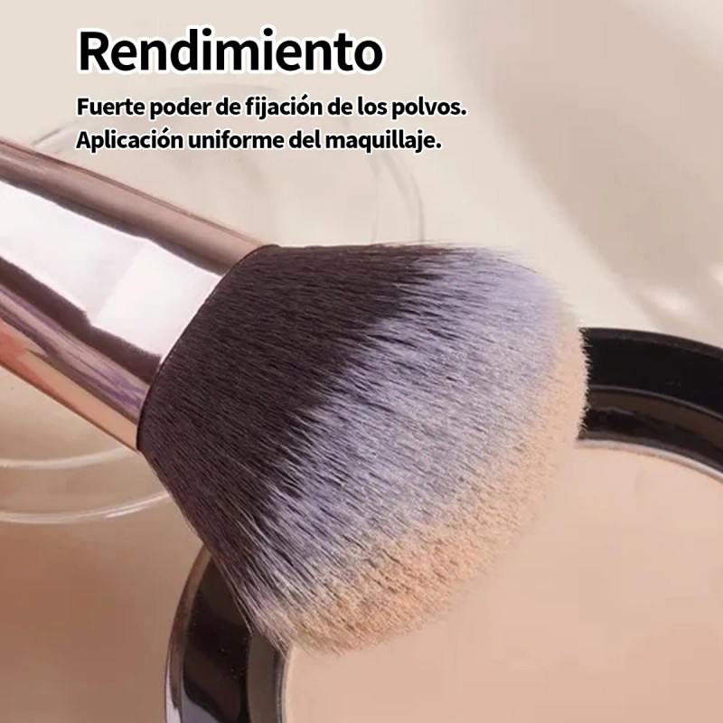 47 Brochas Maquillaje Profesional Y Herramientas Cosméticas Negro