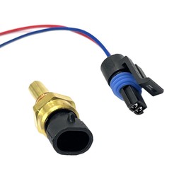 FainWan 213-4514 213-4333 19236568 Engine Coolant Temperature Sensor with Pigtail Connector Compatible with Lacrosse Impala Express Silverado Suburban 1500 2500 Trailblazer Yukon Savana Saturn Vue