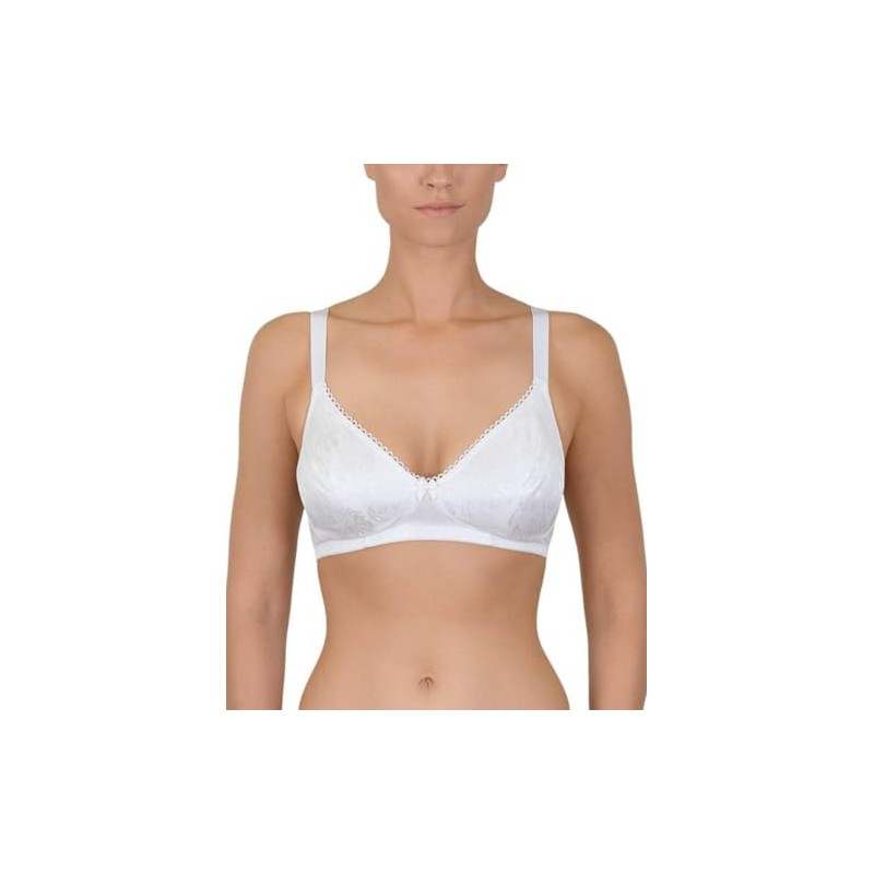 Naturana Women's Padded Soft Cup Bra, White, 40A