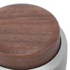 Coffee Distributor Tamper Constant Pressure 304 Stainless Steel Wood Handle