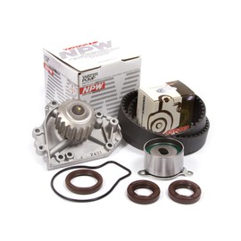 Domestic Gaskets DG-0664431986 Timing Belt NPW Water Pump Kit Compatible With/Replacement For 96-01 Acura Integra Honda CRV B18B1 B20B4