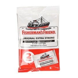 Fisherman's Friend Original Extra Strong Menthol Lozenges, 40 Lozenges Per Bag (Pack of 9)