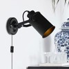 Wall Sconce Plug in Lamp Indoor Bedroom Bedside American Retro