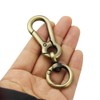 TANJUN Metal Spring Snap Hooks Clip,Car Keys Keychain, 2 Pack