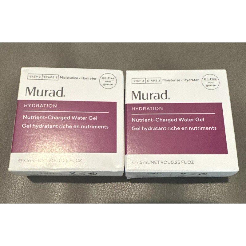 Lot of 2 MURAD Nutrient Charged Water Gel Age Reform