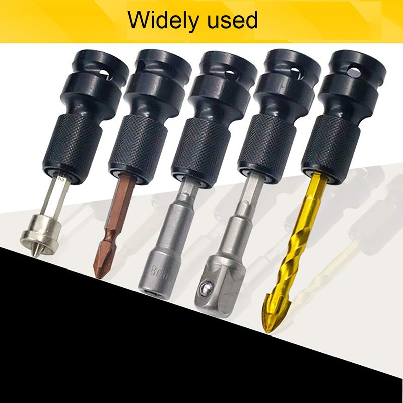 2PCS 1/2 inch Square Drive to 1/4 inch Hex Female