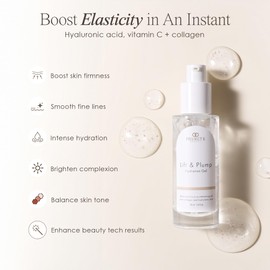 Lift & Plump Hydration Gel by Project E Beauty | 24-Hour Hydration | Anti-Aging Pore Tightening Treatment | Hydrating & Moisturizing Facial Skincare | Fine Lines and Wrinkles