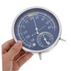 ULTECHNOVO Stainless Steel Thermohygrometer Digital Thermometer Precision Barometer Wireless Sauna