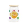 Purely Home Polka Dots Ceramic Tea Storage Canister - Multicoloured