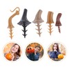 Artibetter 40pcs Pumpkin Stems for Crafts, Halloween Pumpkin Stems, Plastic