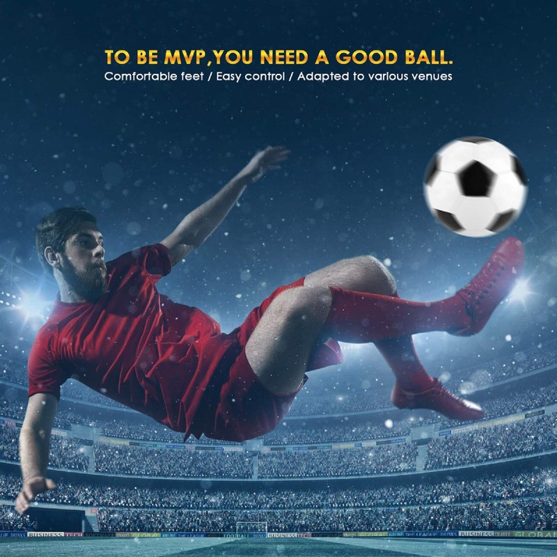 Rehomy Football Size 5 Team Training Match Practice Indoor Outdoor